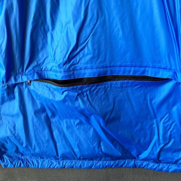 Marmot Blue Windbreaker Jacket Men's Large Full Zip Logo Abilitat Aripiprazole - Picture 5 of 7